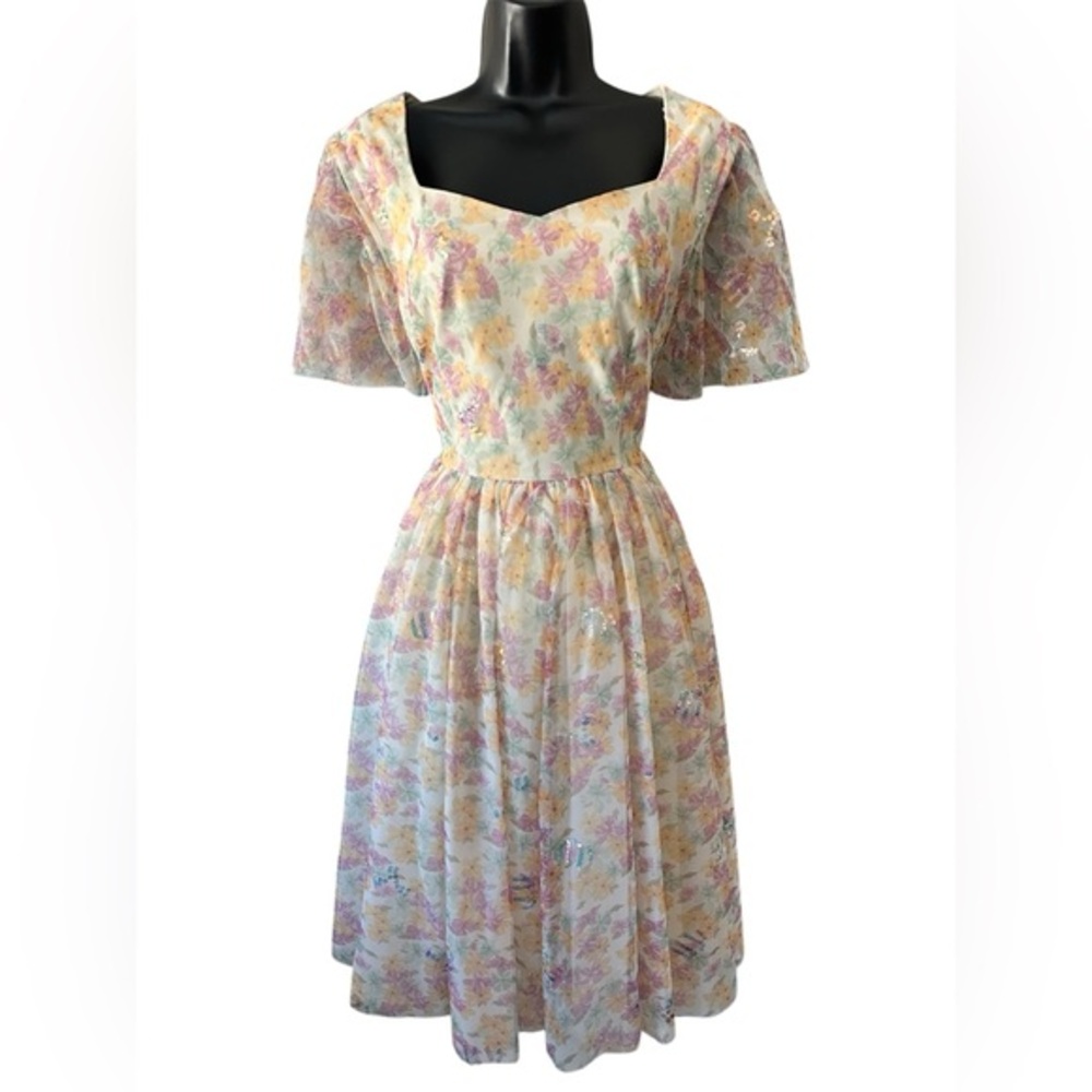 JessaKae Multicolor Floral Midi Dress medium